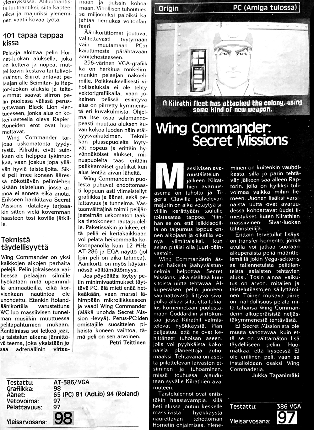Wing Commander: Secret Missions